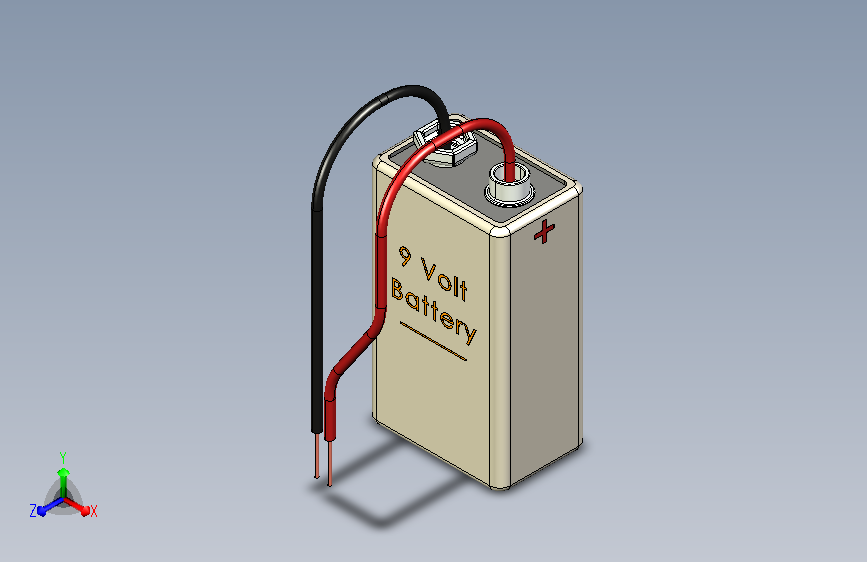 STEP 9-Volt Battery.STEP_9V-电压电池_ .