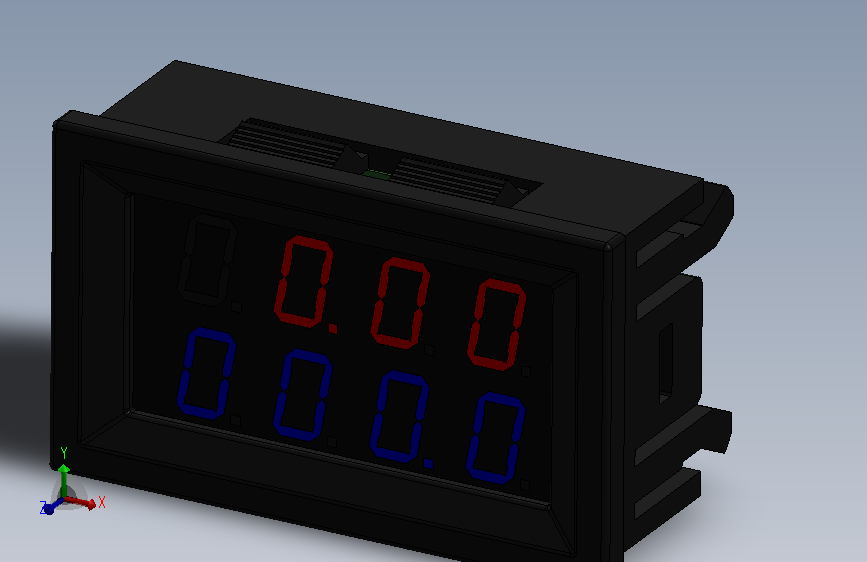 VoltAmp Meter Box.SLDPRT_电压电流表箱