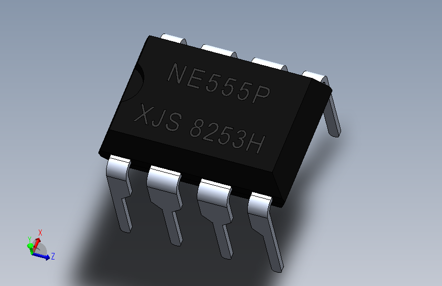 555 Timer NE555.SLDPRT_NE555定时器