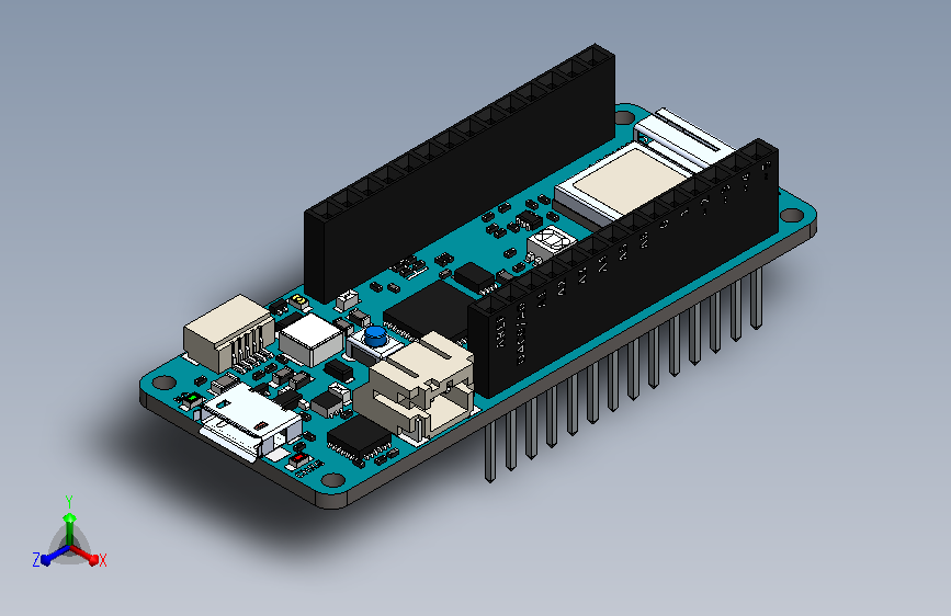 ARDUINO MKR WIFI 1010 - ABX00023.SLDPRT_Arduino MKR WiFi 1010-ABX00023