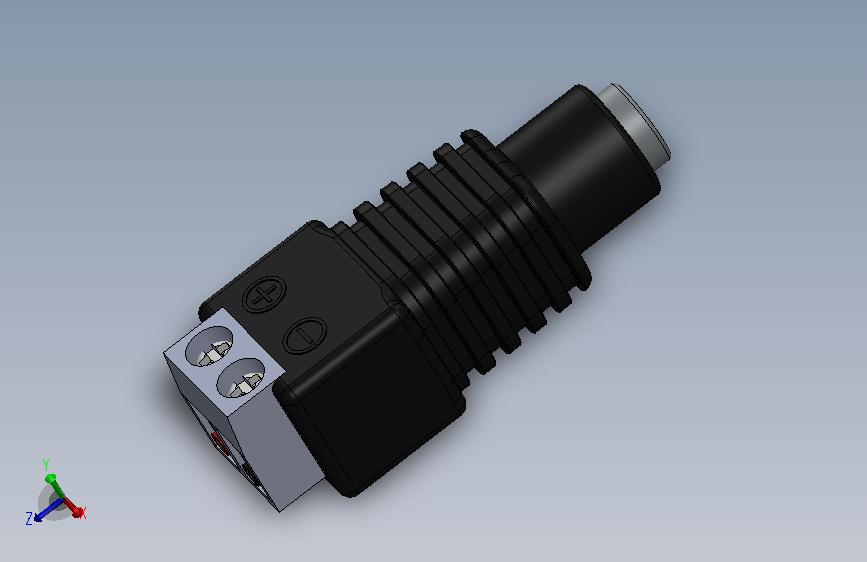 Barrel-Jack Socket Terminal.SLDPRT_圆筒形插孔-音响插孔终端
