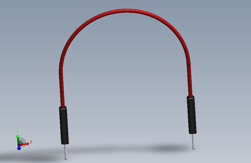 Duport M-M Wire RED-01.SLDPRT_杜波特 M-M 线材 红色-01