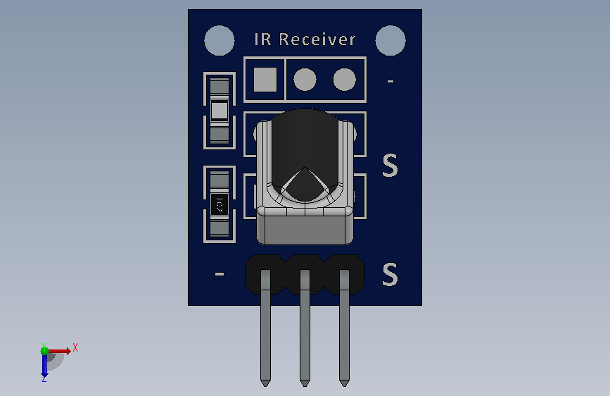 HX1838 IR Receiver.SLDPRT_HX1838 红外接收器