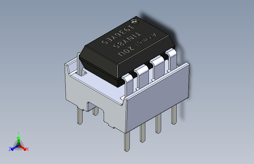IGES 8-PIN TINY85 Unit.IGS_IGES 8-TINY85 小针单元_ _