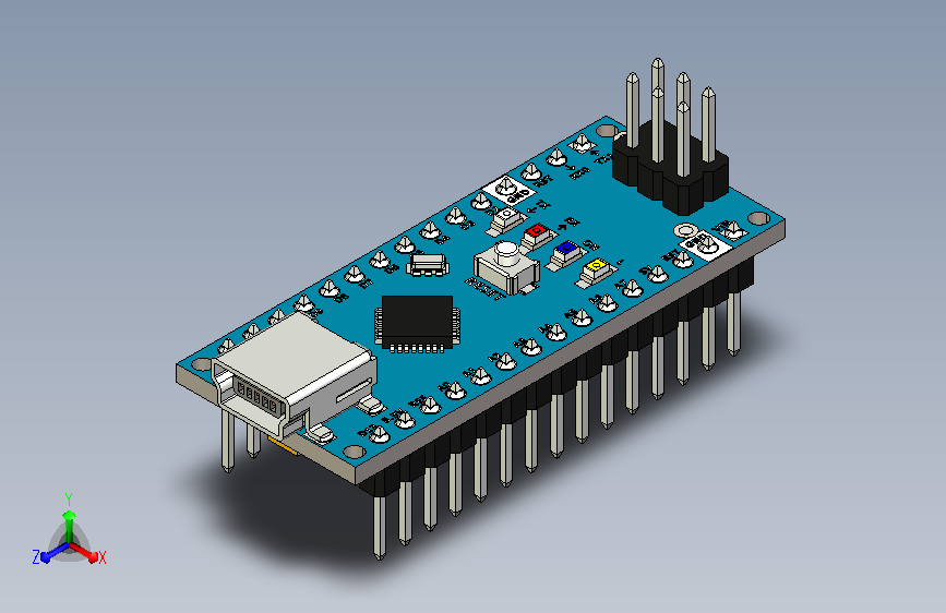 IGES ARDUINO NANO - A000005.IGS_IGES ARDUINO NANO-A000005__