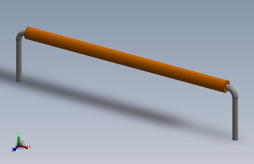 Jumper Wire ORANGE 25.192mm.SLDPRT_跳线 ORANGE 25.192mm