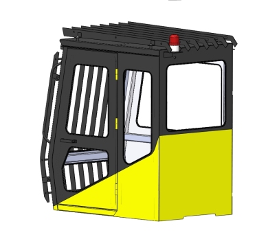 1000X1500驾驶室3D模型图纸下载_机械数模资料