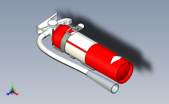 灭火器模型图