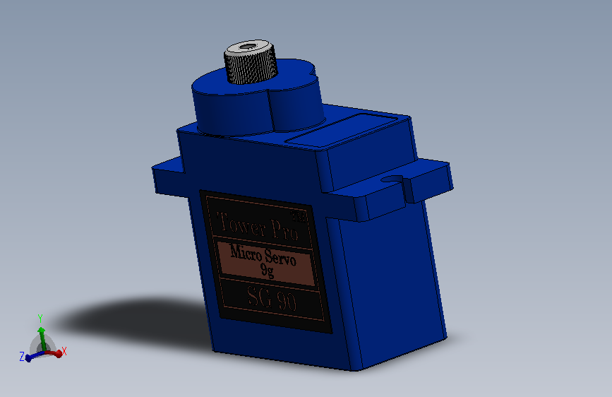 Mini Servo Sunrobotics TowerPro SG90_迷你舵机 Sunrobotics 塔式 Pro SG90.SLDPRT