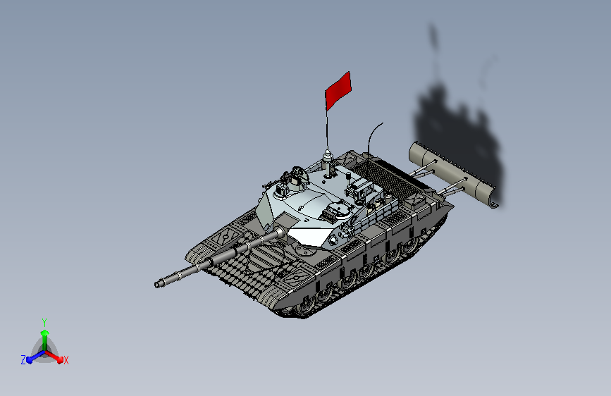 中国坦克3D模型