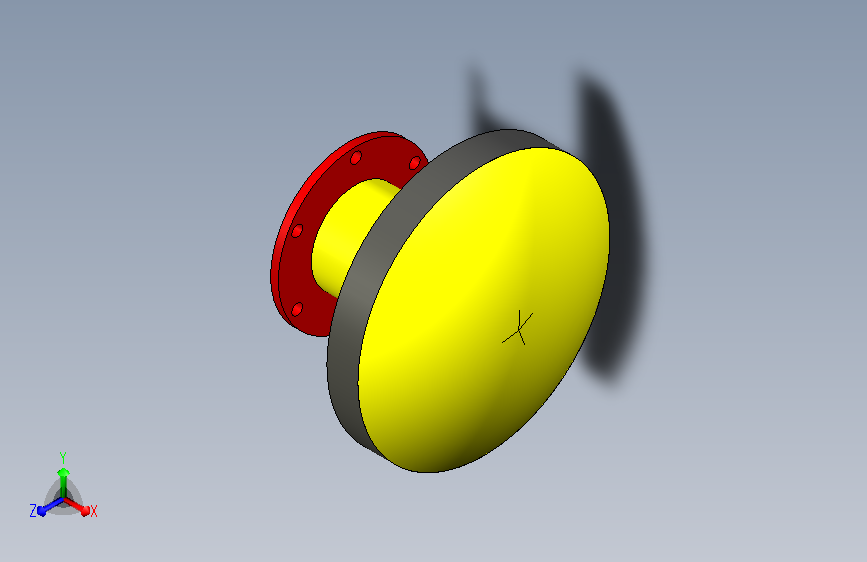 短通气座（减速器专用）3D模型