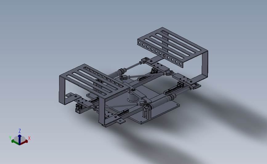 输送带气动对中系统