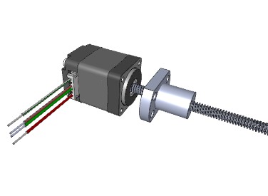 20系列 滚珠丝杆线性执行器 8E2105BS14-100R