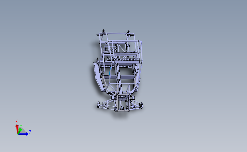 巡逻车车架3D模型_【淘宝店：秋汉素材库】