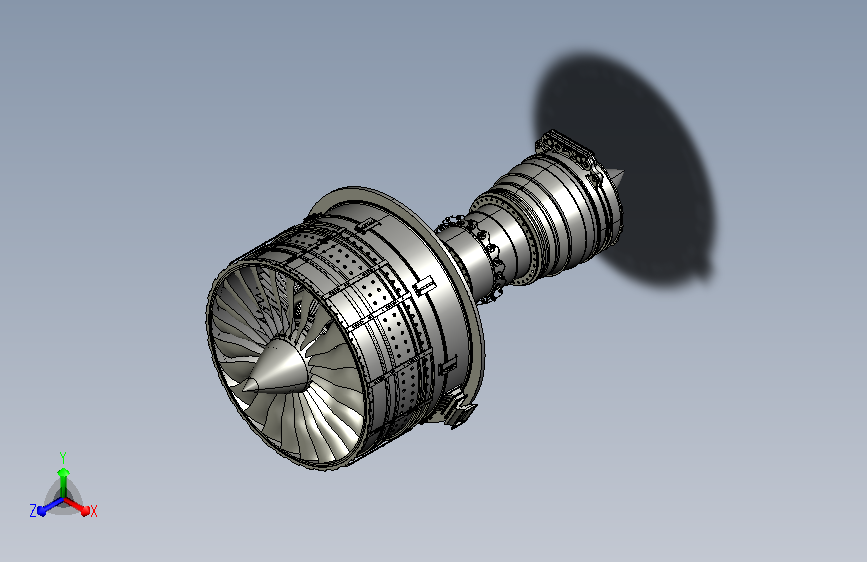 Jet Engine喷气发动机 STP格式