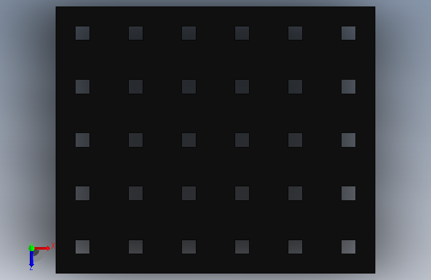 多孔方形 pegboard