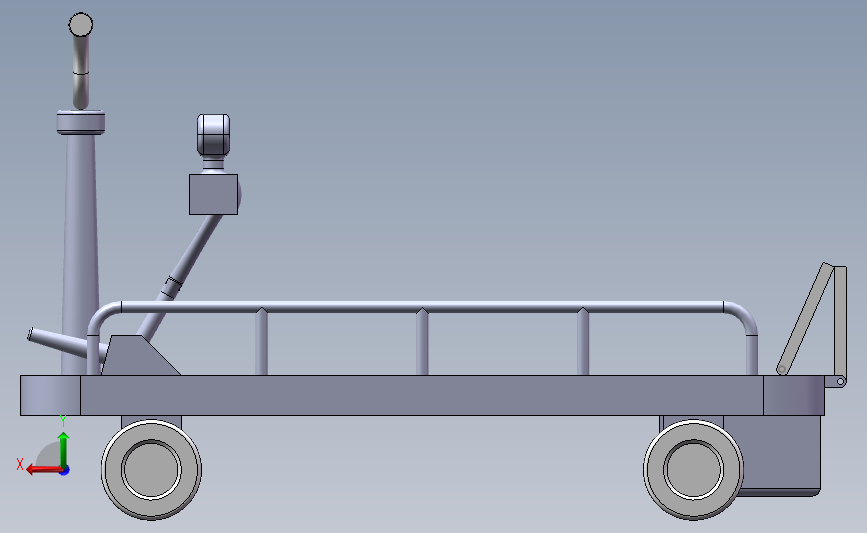 小运输车 背面视图