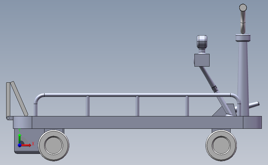 小运输车 正面视图