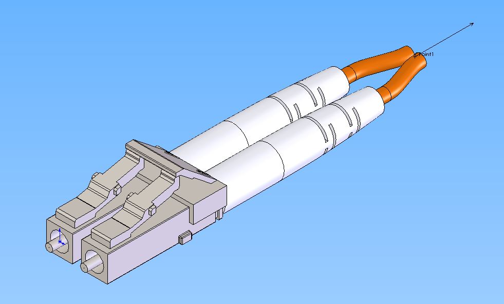 LC+Duplex+Fiber+Optic+Connector