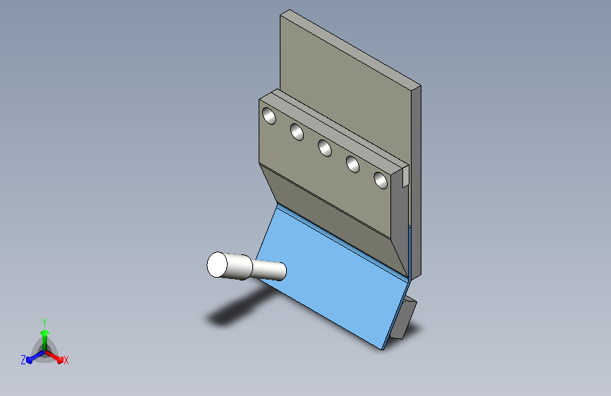 教学用3D模型的压边机