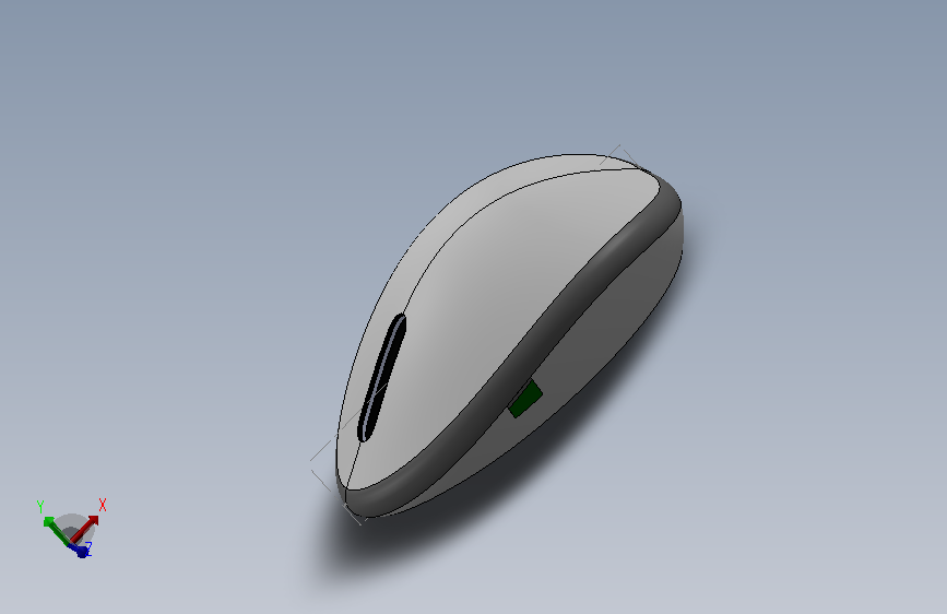 具有流线型设计的鼠标模型