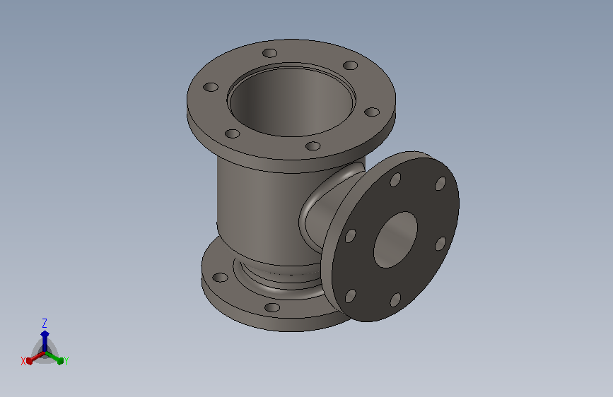 使用Solidworks设计的阀体