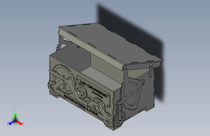 A0008106-动力机械箱设计（Solidworks）