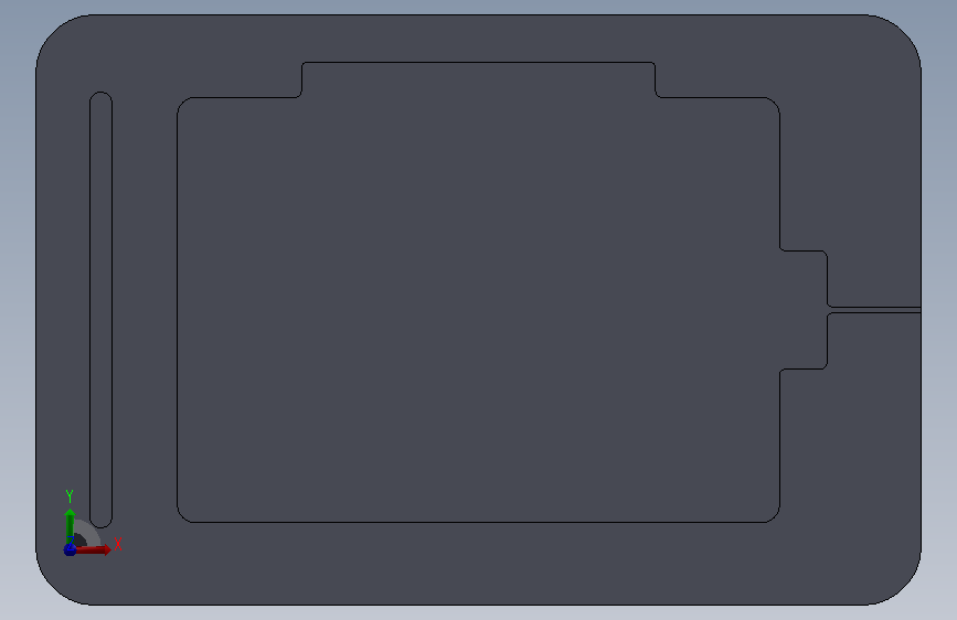 iPad 支架 正面视图