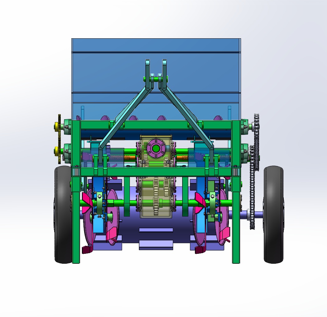 果园开沟施肥机(两行)(SW+CAD+说明书)-1774886-2500