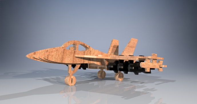 3D F-15飞机