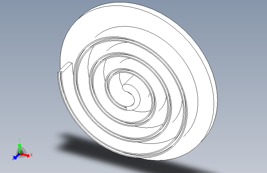 静涡旋盘.SLDPRT SolidWorks设计