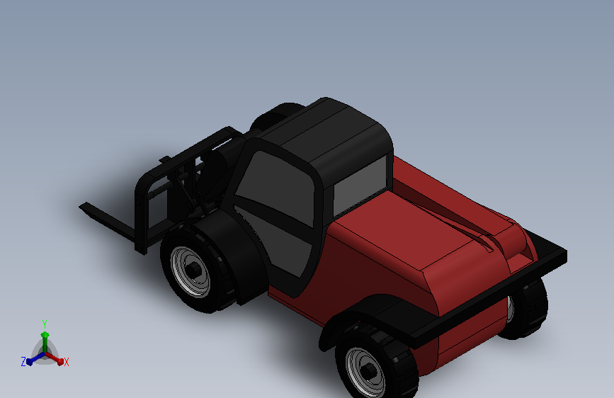 叉车（3D打印模型