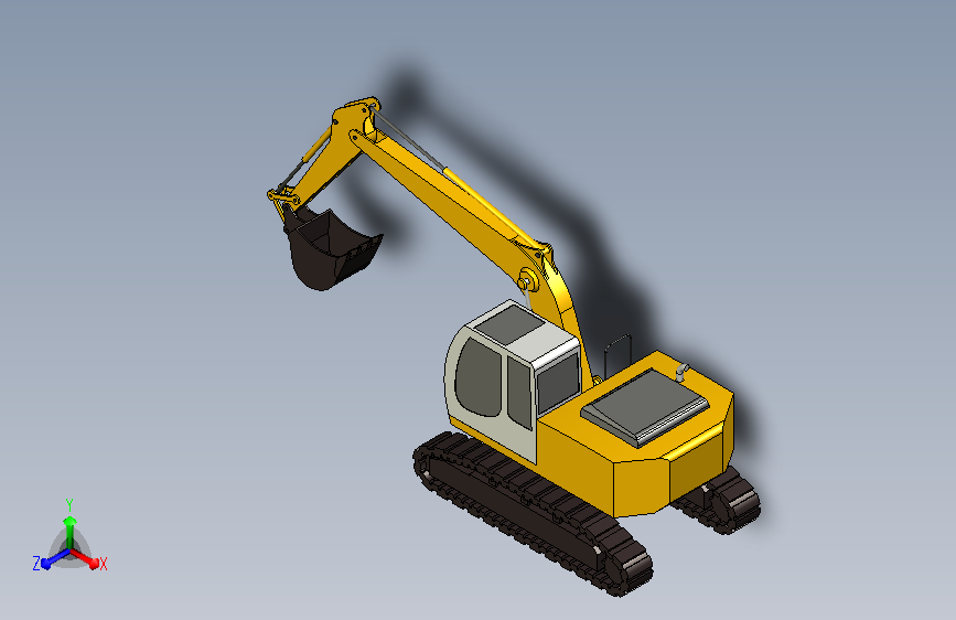 A0008200-挖掘机 (3D打印模型)