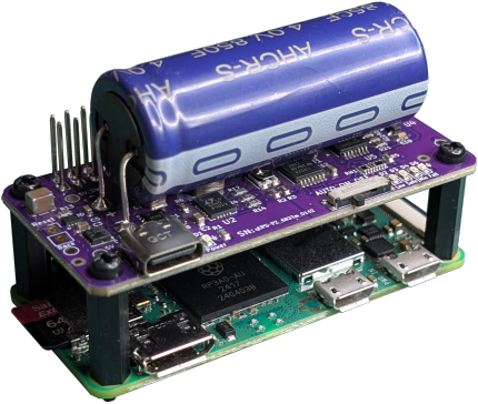A0008182-用于 Raspberry Pi Zero 的混合超级电容器不间断电源