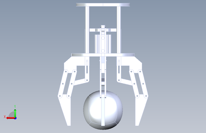 水果采摘爪-1 1 STP 背面视图