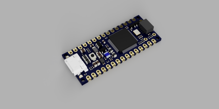 A0008280-Arduino Nano R4 - 3D模型
