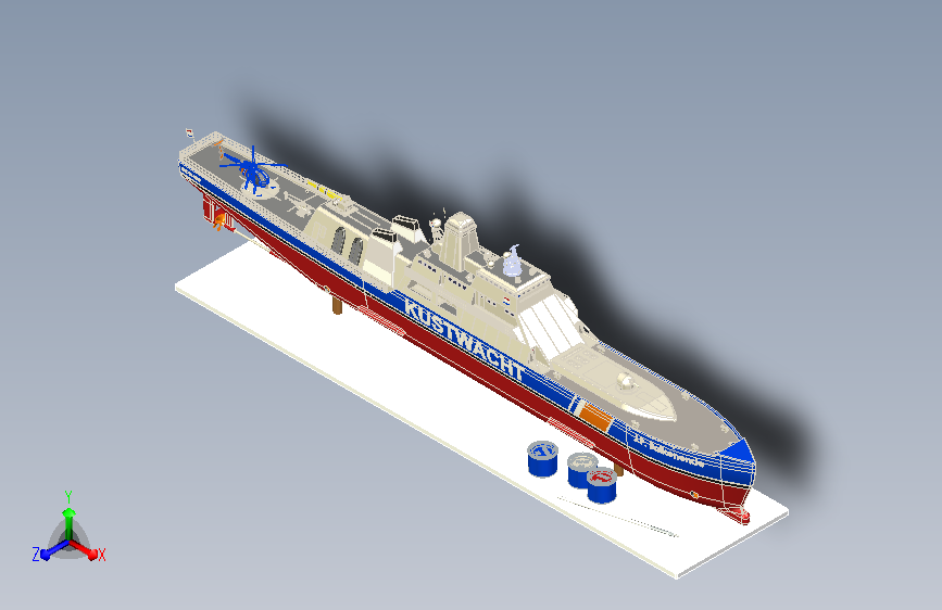 轮船 军舰49 sw16