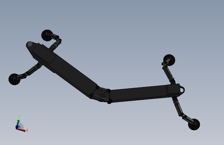 仿生越障sw+CAD+说明书