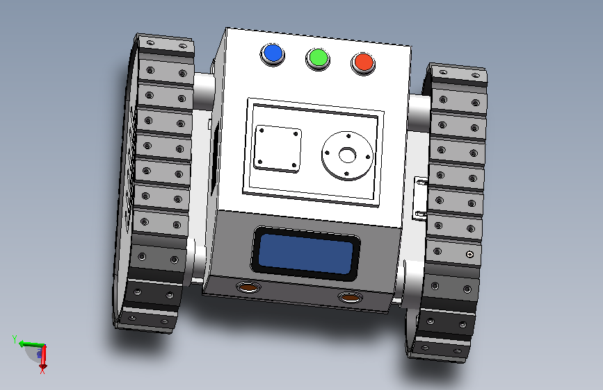 金属罐体爬壁机器人的结构设计sw+CAD+说明书