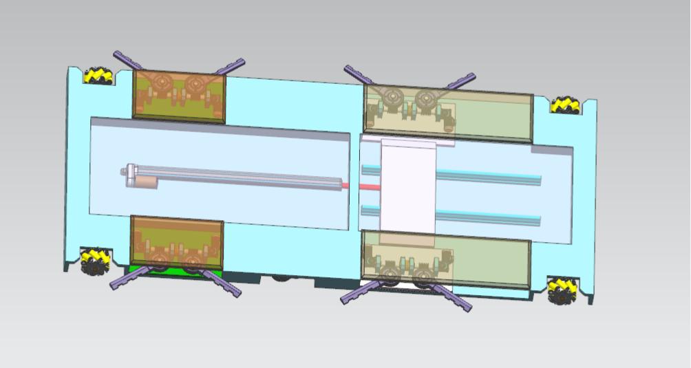挪车机构设计sw+CAD+说明书
