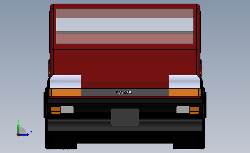 丰田AE86跑车 左侧视图