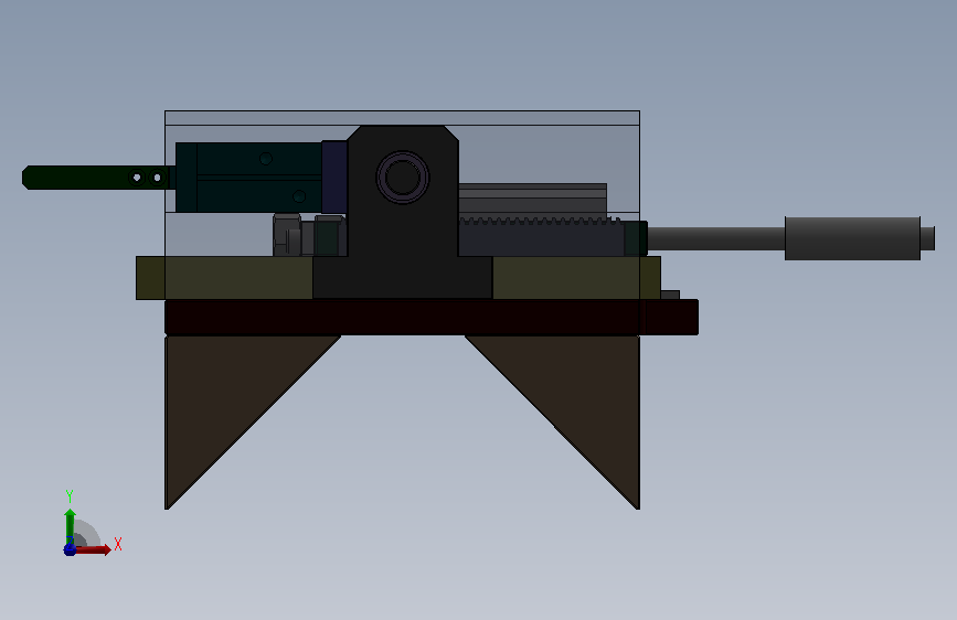 机械手反转机构 924129 正面视图