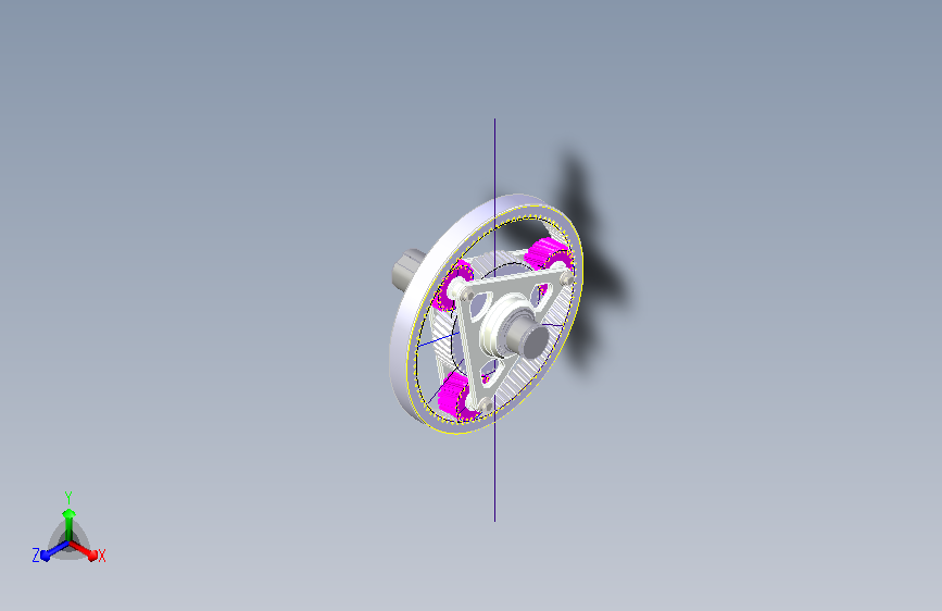 行星齿轮简化模型inventor