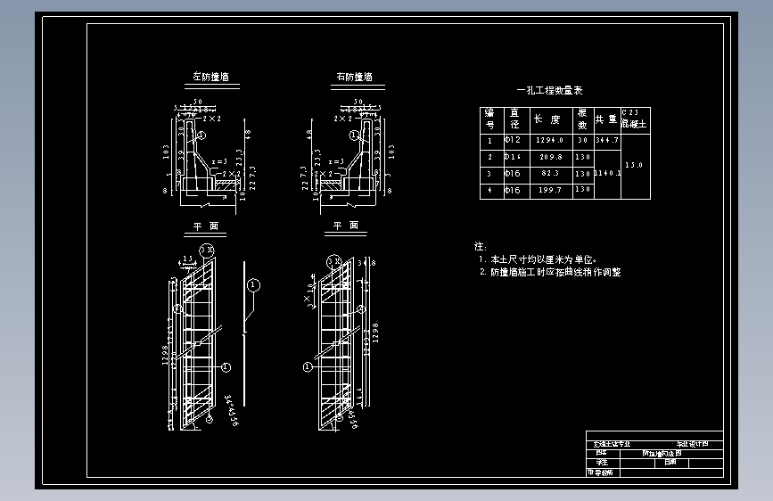 三跨桥梁上部结构设计