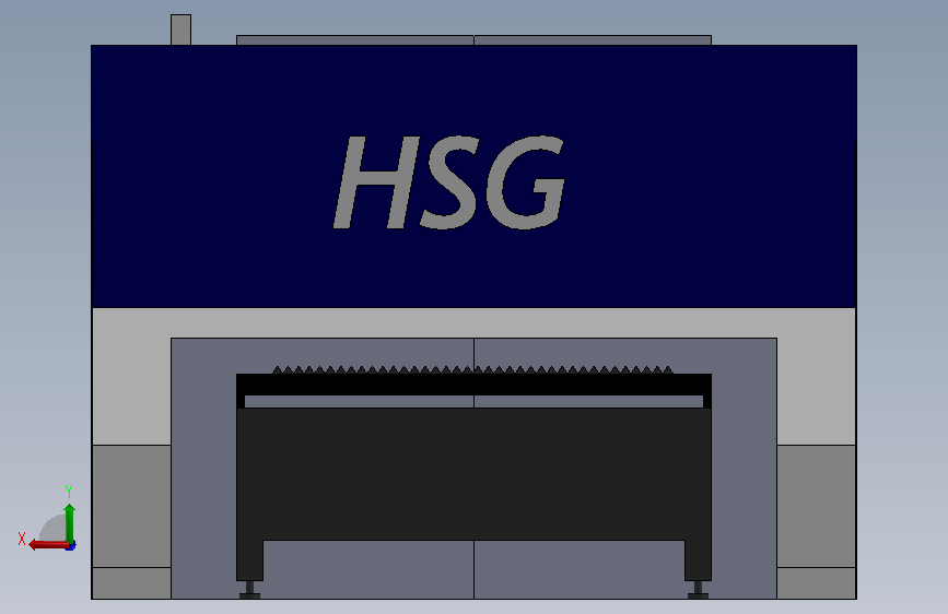 A0008464-CNC激光切割机 HSG HS-G3015A 背面视图