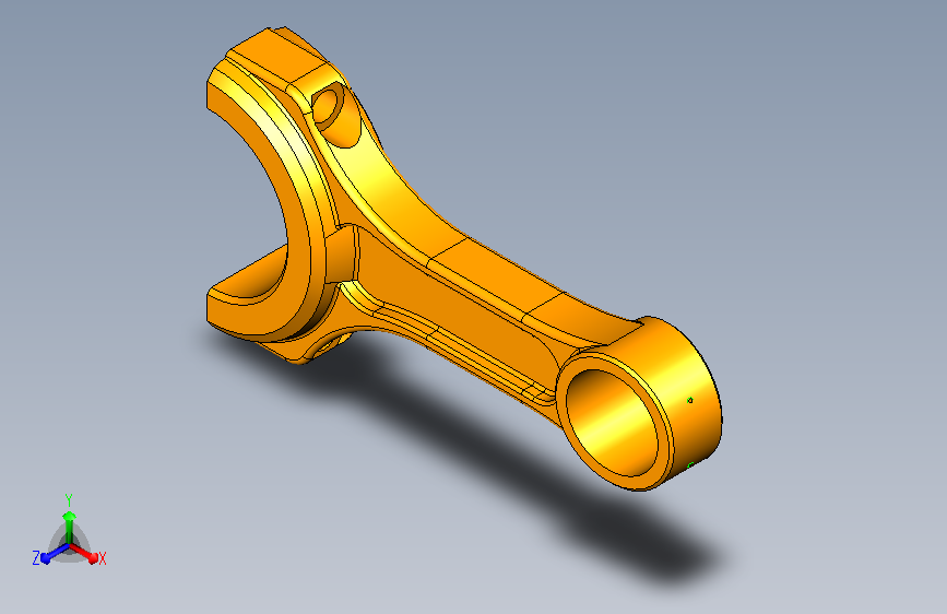 发动机连杆三维模型=494006=50
