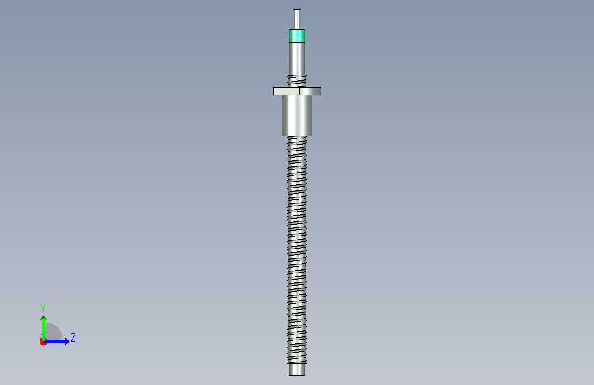 滚珠丝杠轴径31-20-L600-F33-P11 左侧视图