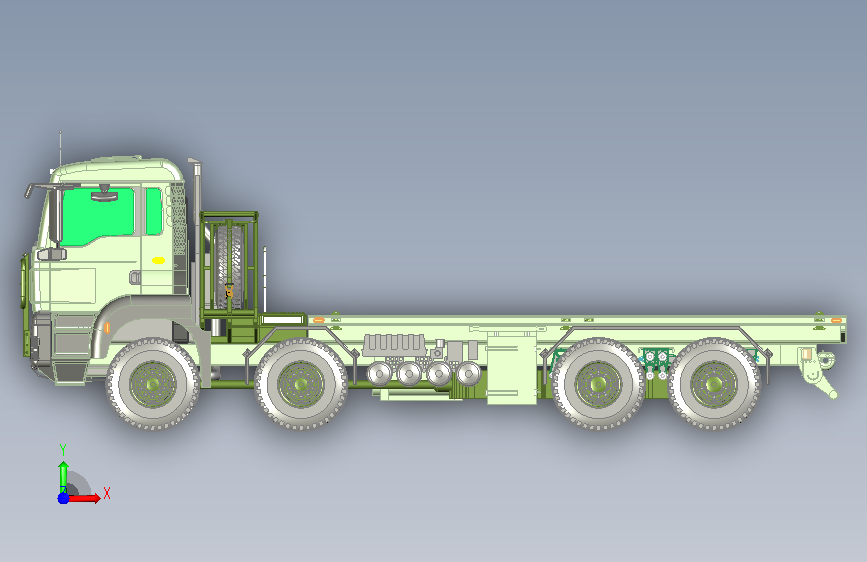 坦克 战车 8X8 正面视图