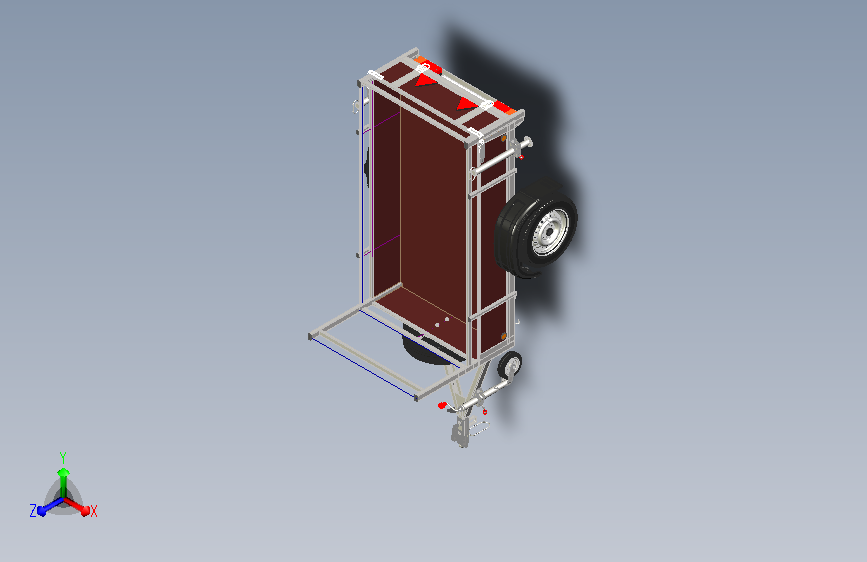 拖车-200 x110厘米-750公斤STP