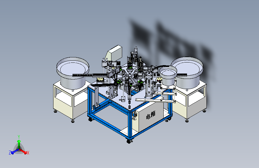 橱柜吊码装配机全套3D模型